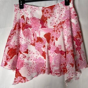 A Byer Y2K Fairy Asymmetrical Floral Skirt‎ Women's multi Skirt Small